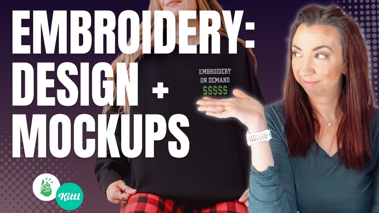 Printify Embroidery: How to Create Designs and Mockups for Etsy Print on Demand