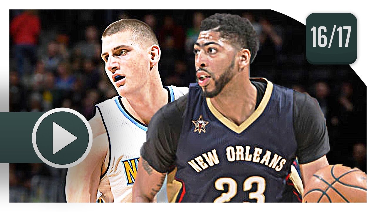 Nikola Jokic vs Anthony Davis BIG MEN Duel Highlights (2017.04.07) Nuggets vs Pelicans - SICK!