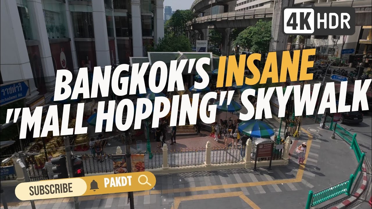 [4K HDR] Bangkok's INSANE 