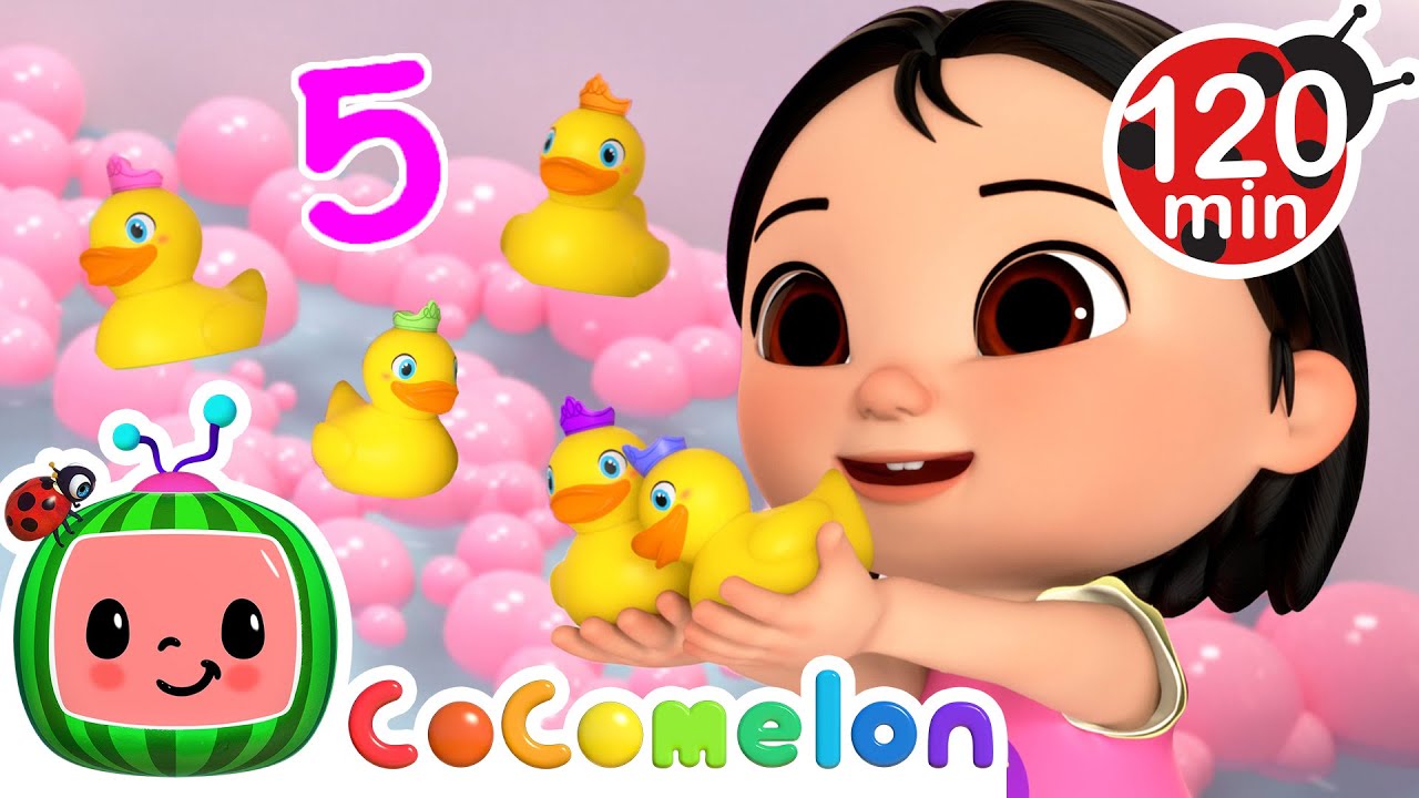 Cece's Little Ducks! Count Numbers! 🐤 | CoComelon Nursery Rhymes and Kids Songs | Animals for Kids