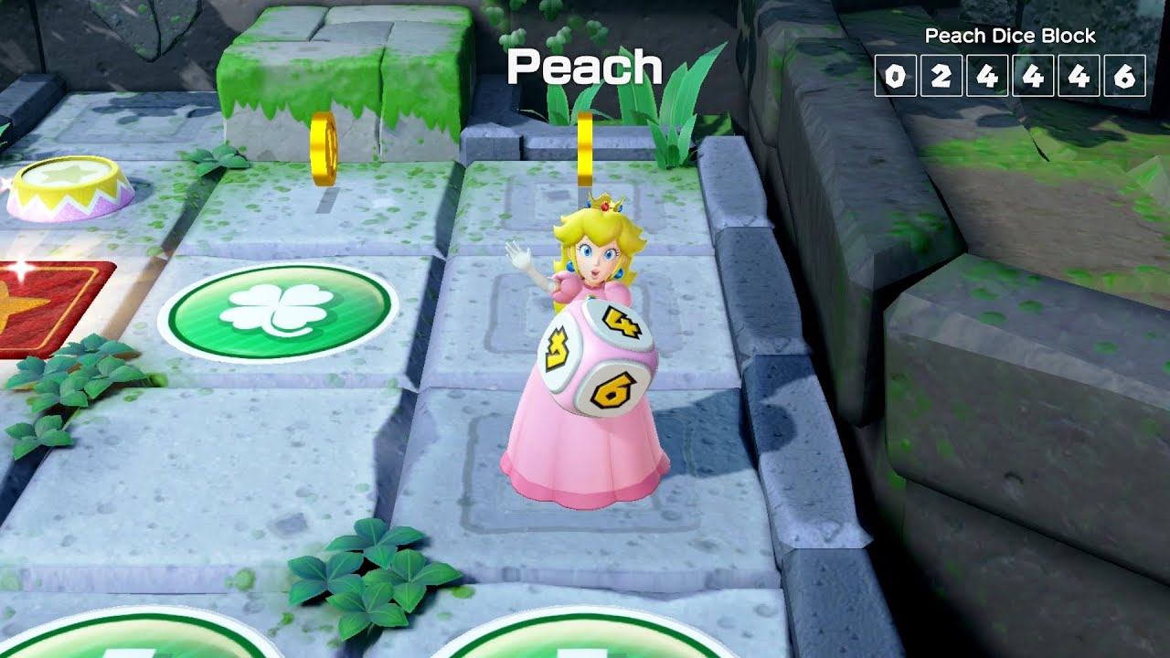 Super Mario Party Partner Party #2093 Domino Ruins Treasure Hunt Yoshi & Daisy vs Mario & Luigi