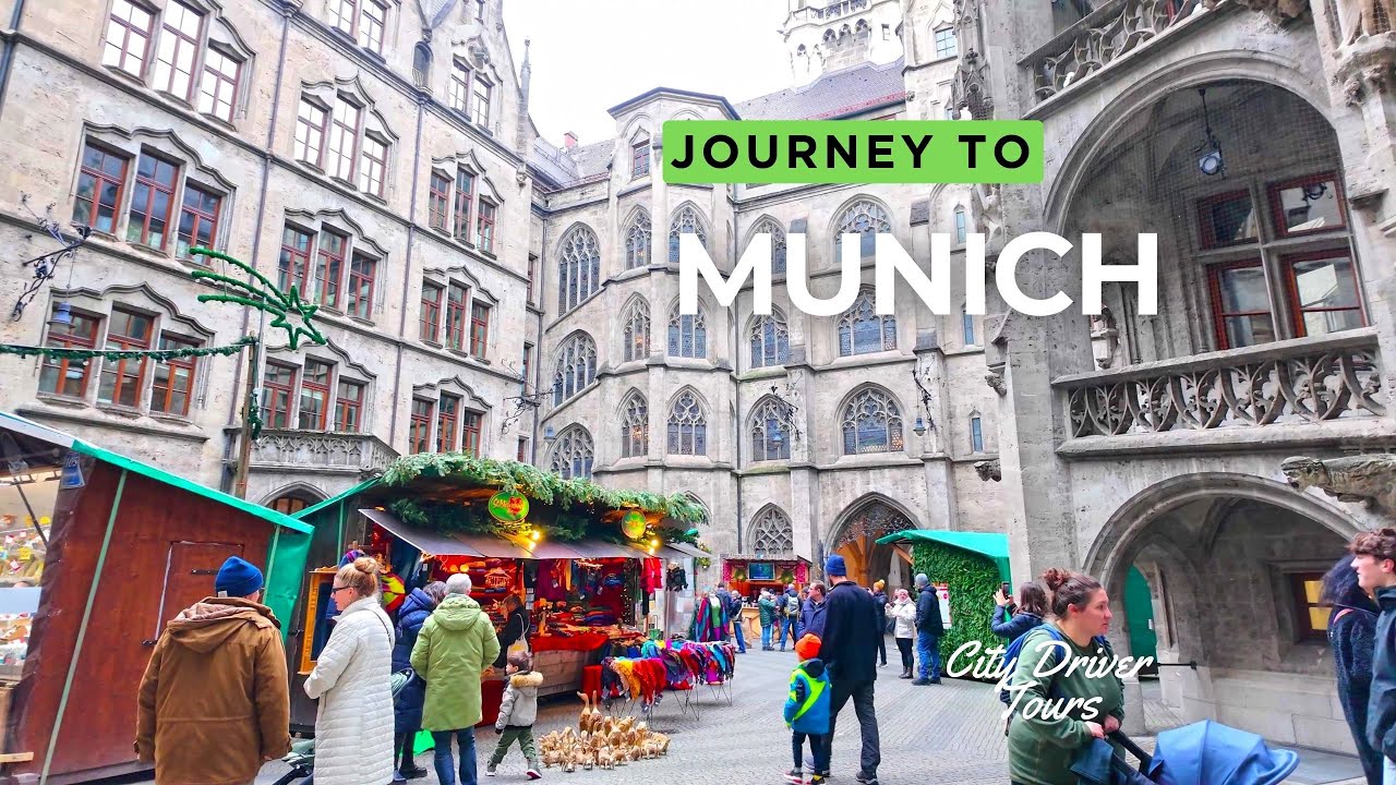 4K Walking Tour in Munich: Magical Christmas Atmosphere ✨| Germany