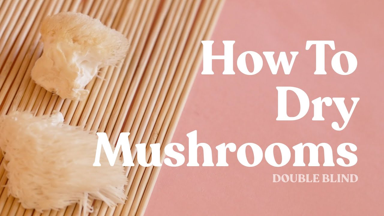 How to Dry Mushrooms | DoubleBlind
