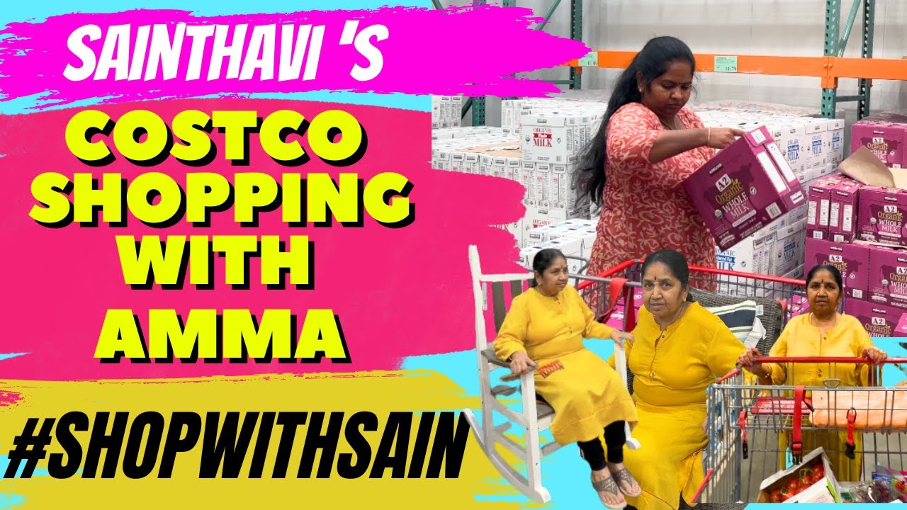 Costco Shopping With Amma | Sainthavi's Lifestyle Vlog