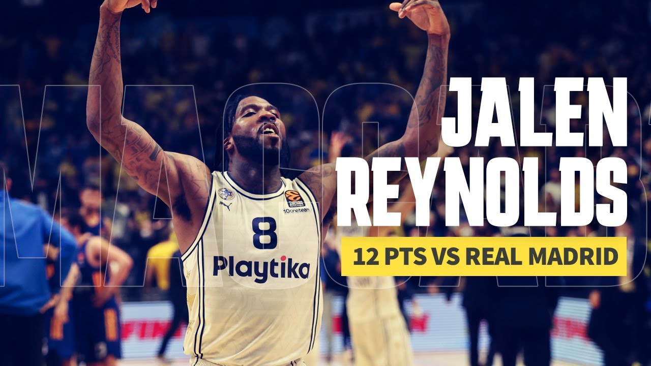 Jalen Reynolds (12 points) Highlights vs Real Madrid | המהלכים של ג'יילן ריינולדס נגד ריאל מדריד