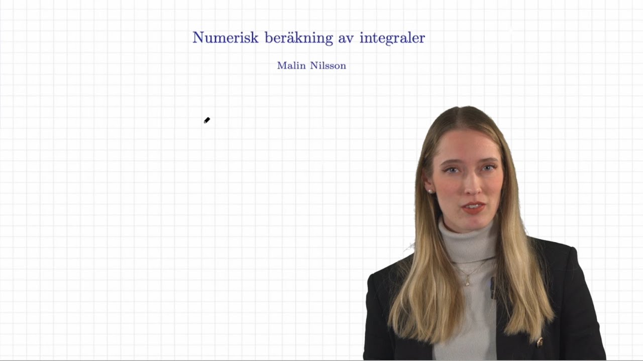 Avsnitt 2.6: Numerisk beräkning av integraler (del 1)