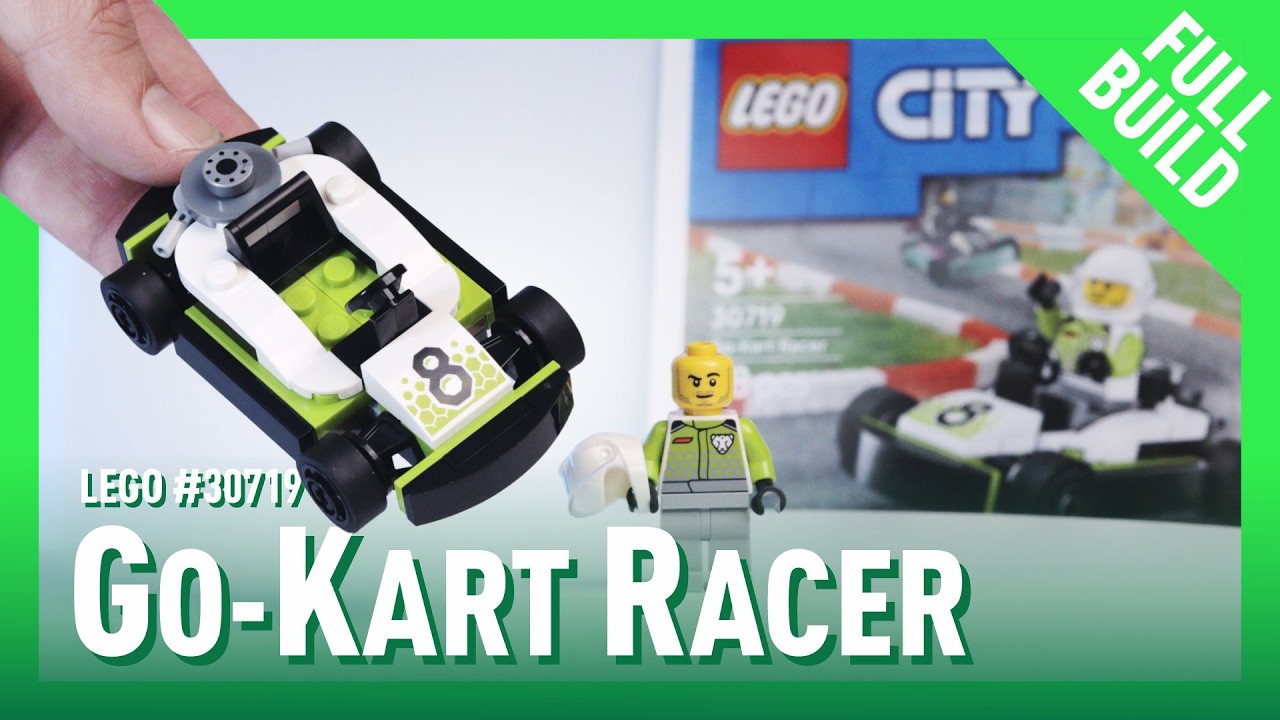 Build review LEGO Go-Kart Racer - Set #30719 (Real Time Build & Unboxing) #asmr #legoasmr #lego