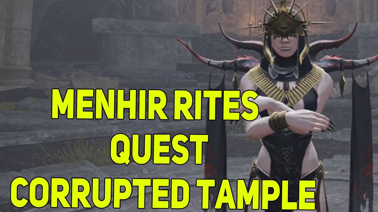 Menhir Rites Quest - Corrupted Tample in Tainted Grail Fall Of Avalon