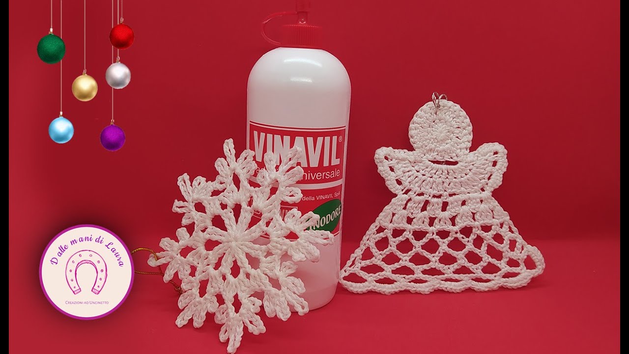 Come Inamidare le Creazioni ad Uncinetto  🖌🎄 | TUTORIAL