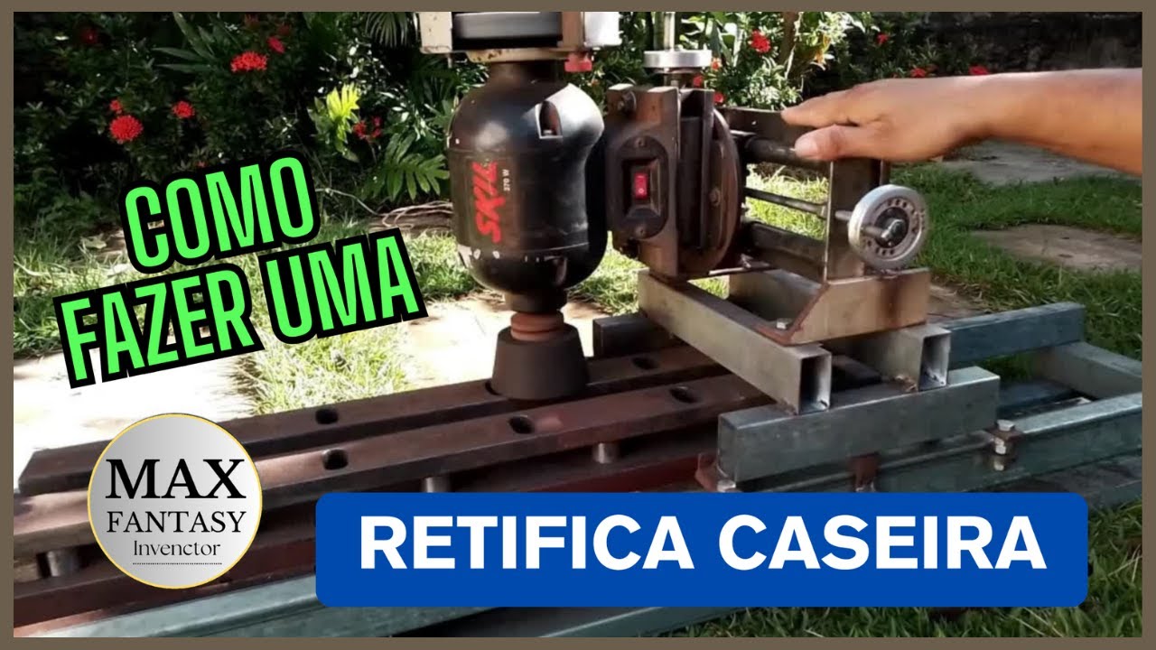 Meu torno mecânico caseiro. Retifica caseira 2 \Max Fantasy Invenções|