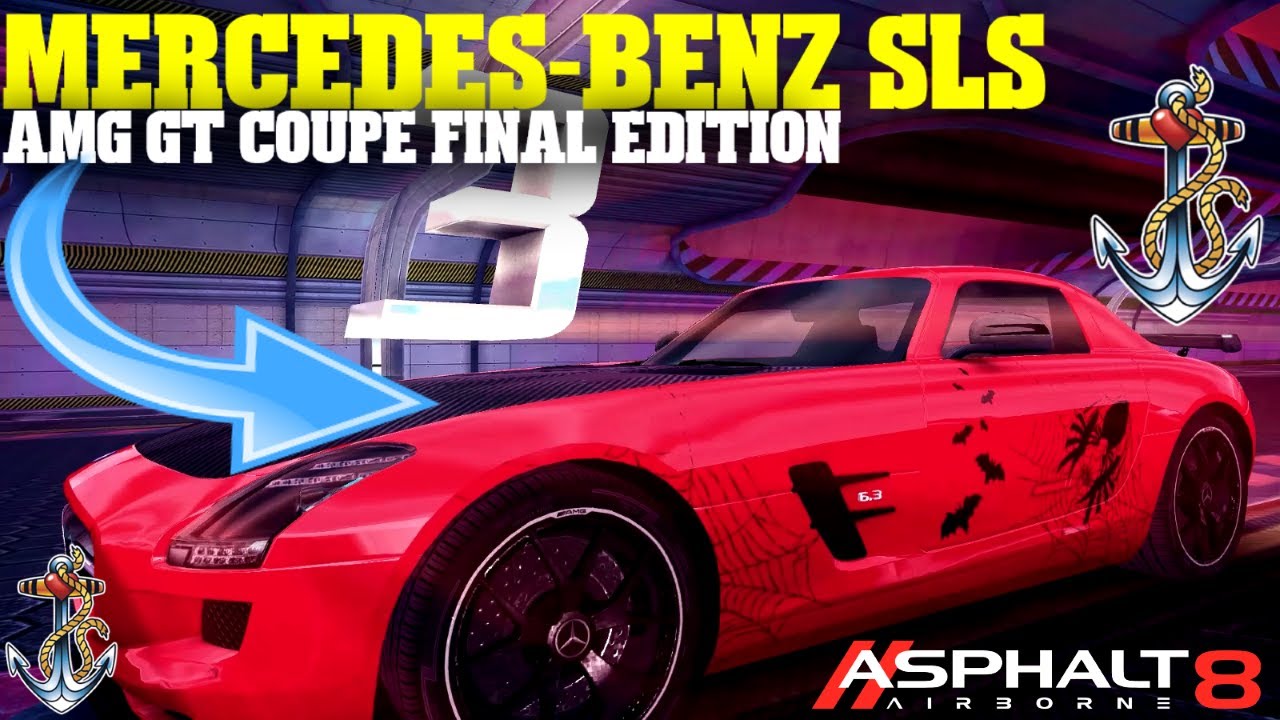 Asphalt 8 Airborne: Is it worth it!!? Mercedes Benz SLS AMG GT Coupe Final Edition Multilayer test