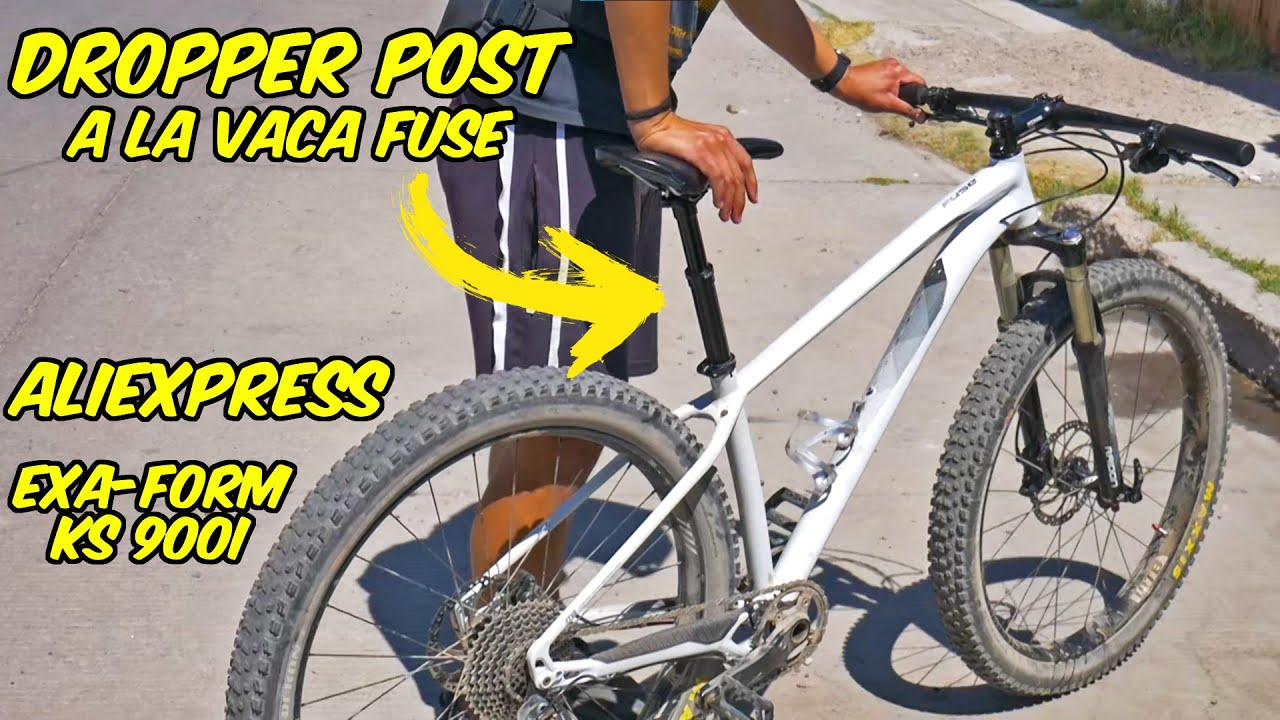 DROPPER POST A LA VACA FUSE - EXAFORM KS 900I DE ALIEXPRESS