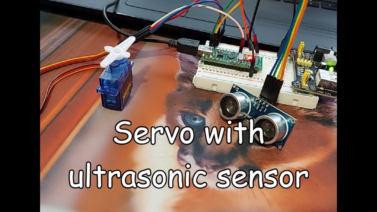 Servo with ultrasonic sensor - Arduino for beginners - with code