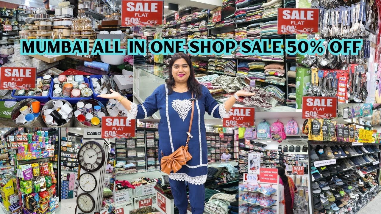 All in one Shop Mumbai | 50%off Sale |Electronics |Makeup |Clothing |Bags |Kamdhenu Department Store