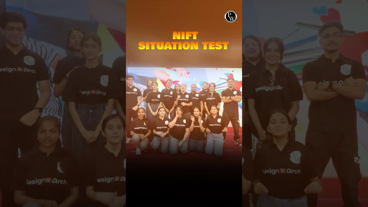 Physics Wallah Organize NIFT Situation Test #PW #Shorts #NIFT