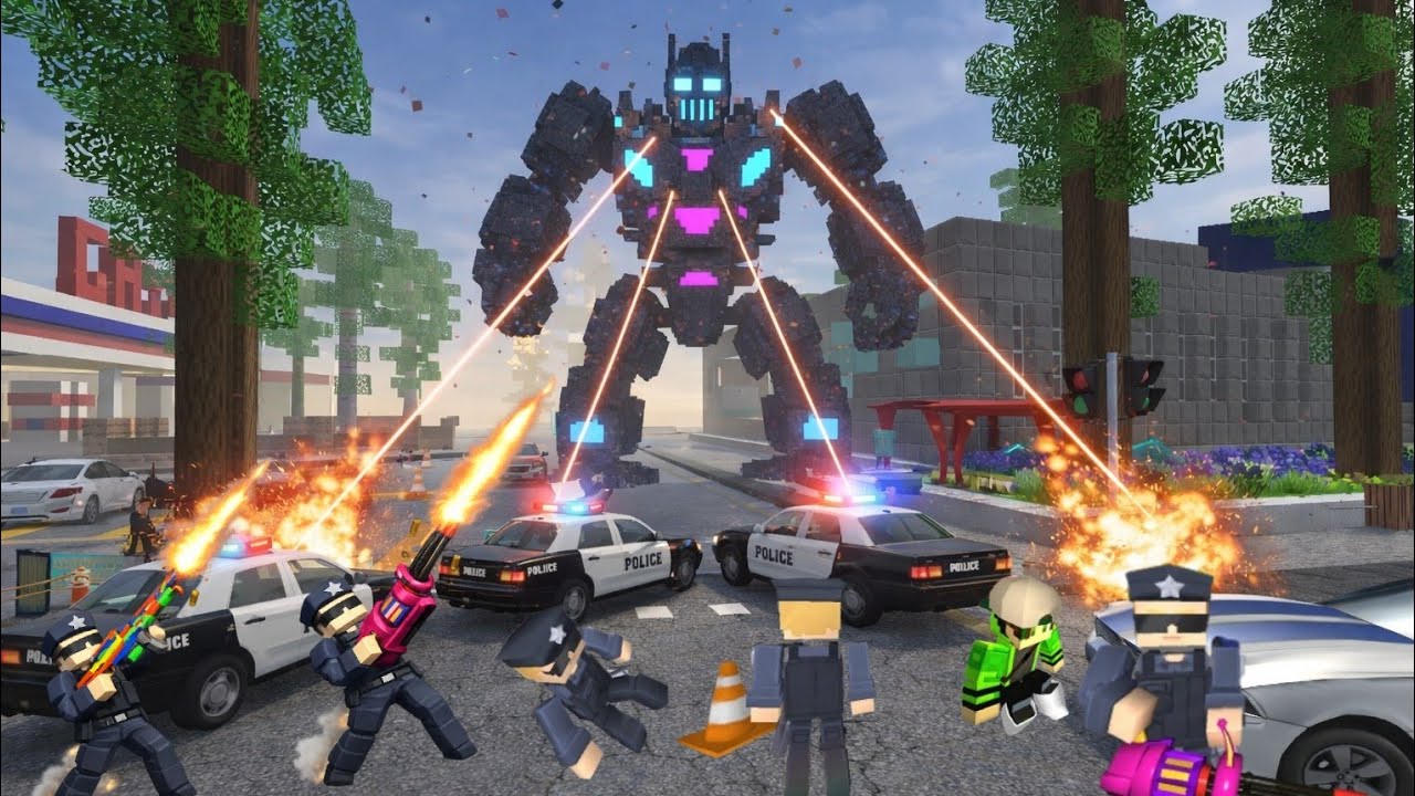 GIANT ROBOT INVADES MARKET MALL🚨 | POLICE EMERGENCY IN SCHOOL PARTY CRAFT