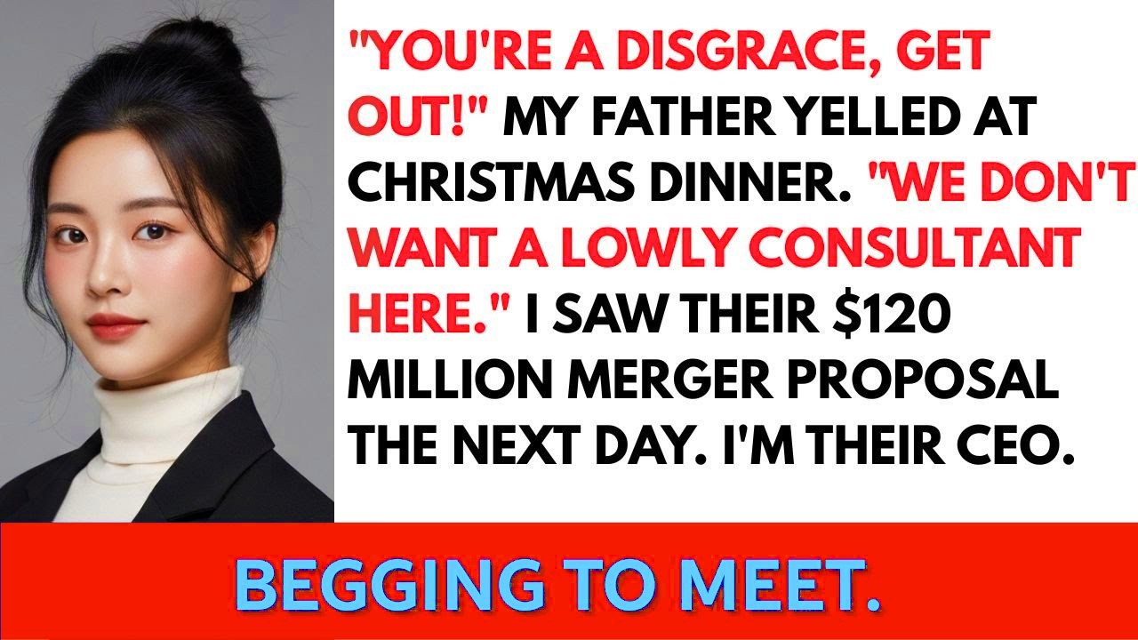 My Family Kicked Me Out Of Christmas Dinner—Then I Owned Their Golden Deal