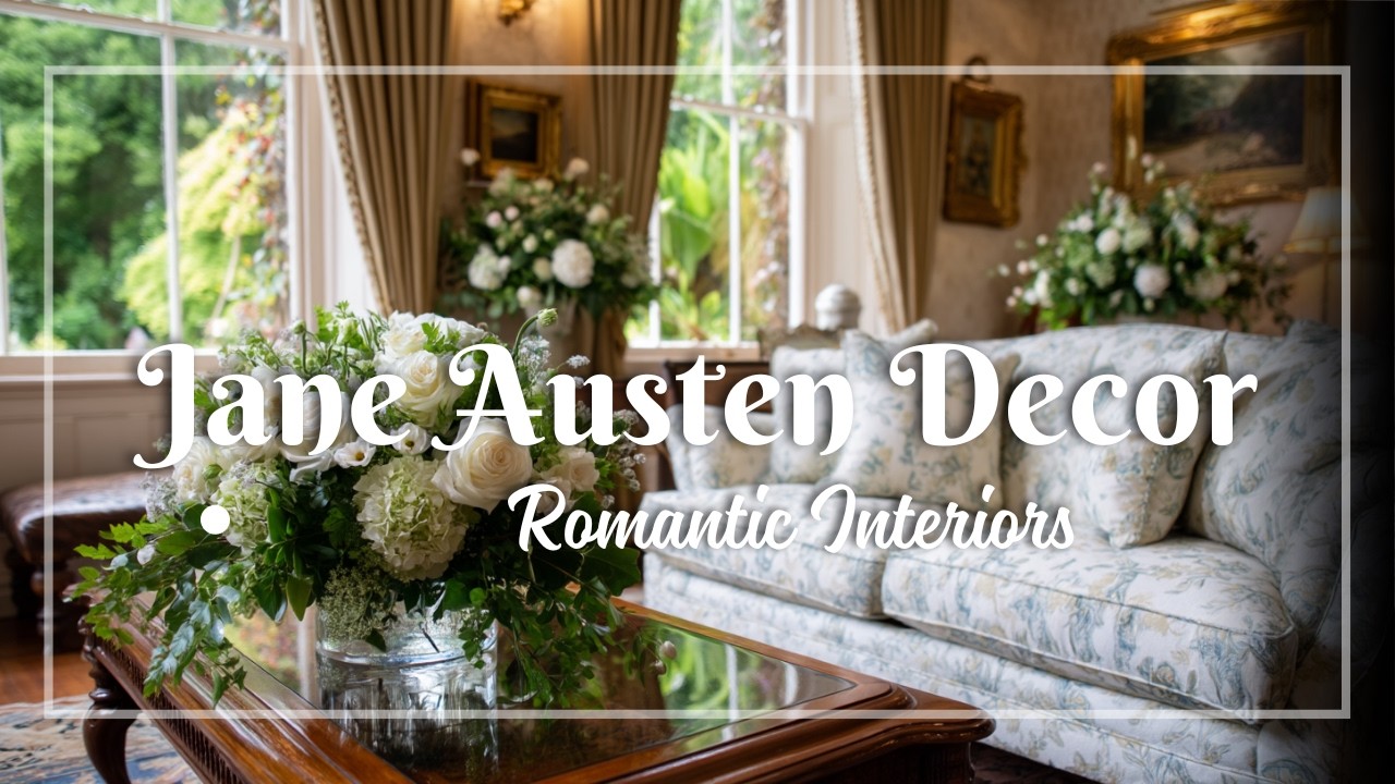 Jane Austen-Inspired Home Decor: Regency Vintage Aesthetic Ideas for a Romantic, Timeless Home