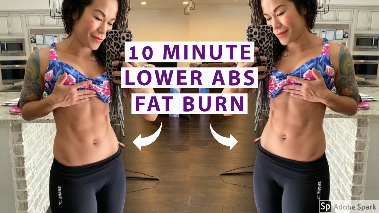 10 MIN INTENSE LOWER AB PILATES WORKOUT TO BURN BELLY FAT - NO EQUIPMENT!