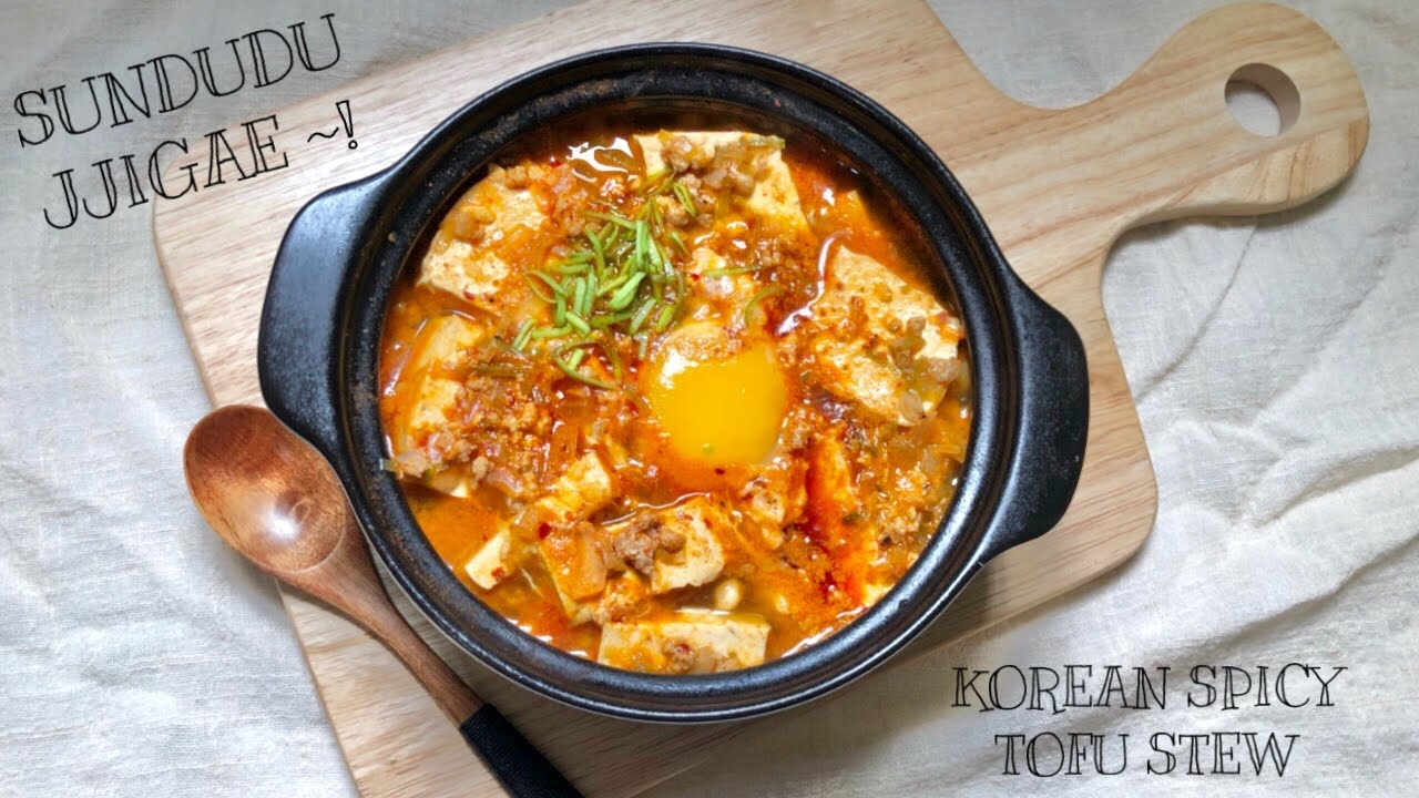 Canh Đậu Hũ H&agrave;n Quốc | Sundubu Jjigae | Korean Spicy Tofu Stew
