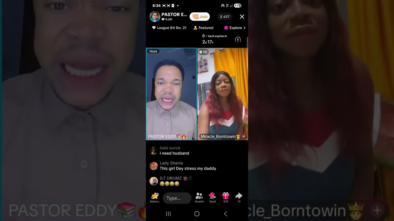 Pastor Eddy live-video 