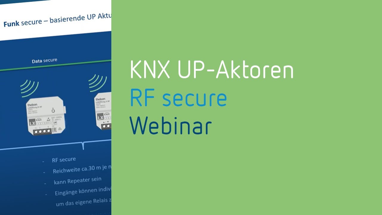 Online-Seminar KNX Funk Secure