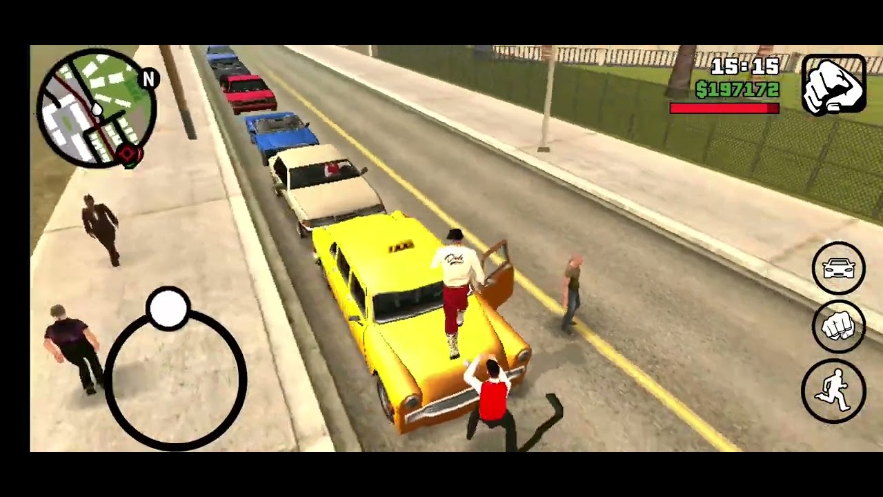gta sa peds fight