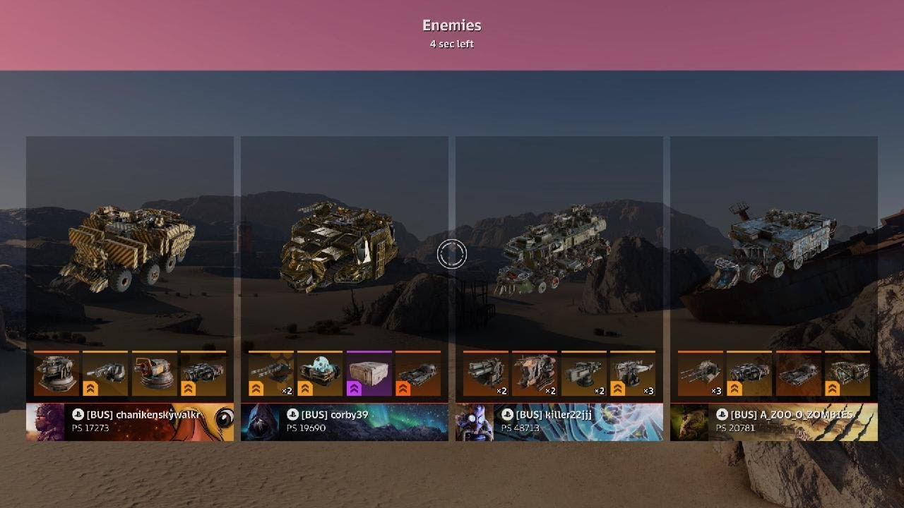 Crossout Clan Wars Leviathans J316 vs BUS Dec 2 '25