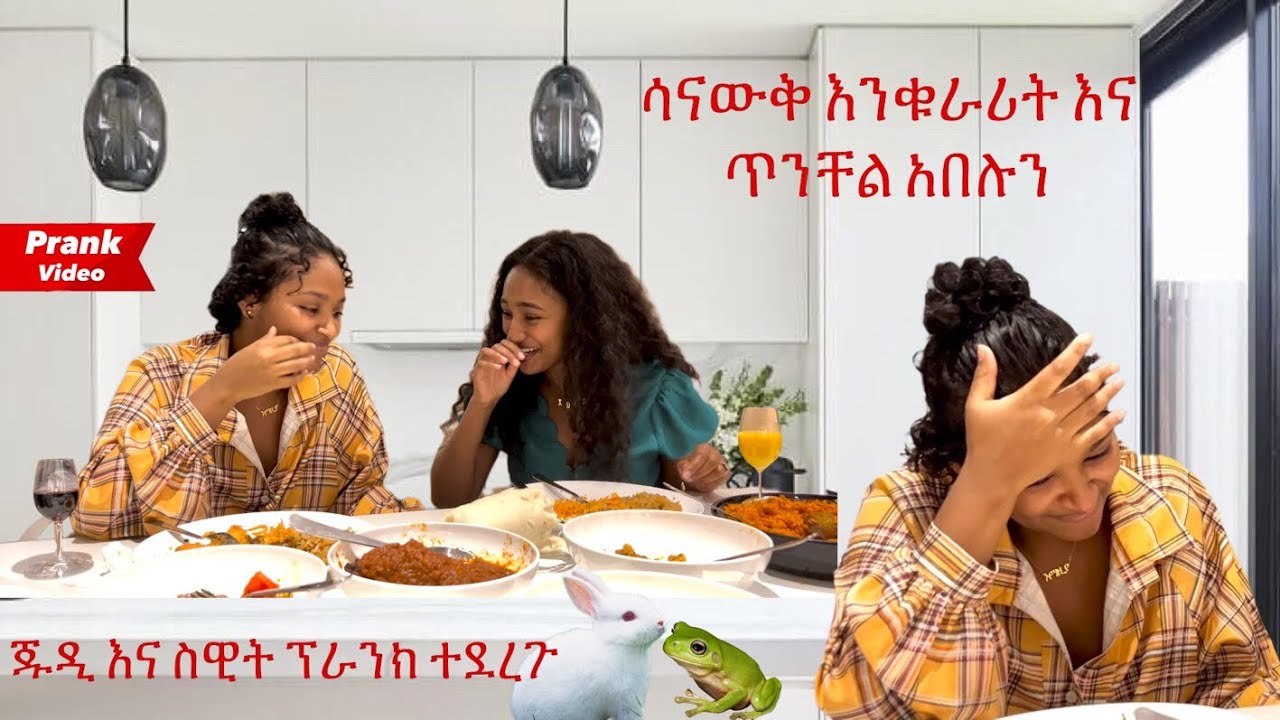 ሳናውቅ እንቁራሪት እና ጥንቸል አበሉን || ጁዲ እና ስዊት ለመጀመሪያ ጊዜ ፕራንክ ተደረጉ