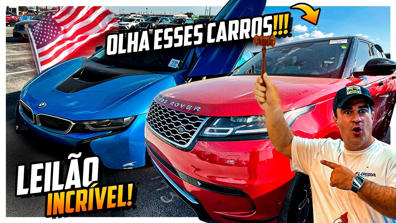 CARROS DE RICO NO BRASIL e BARATOS nos EUA 😲 Carros no Leilão