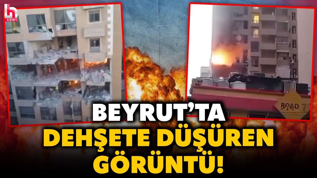 İsrail, hem İran'ı hem Beyrut'u vuruyor: Bir binaya yapılan saldırı dehşete düşürdü!