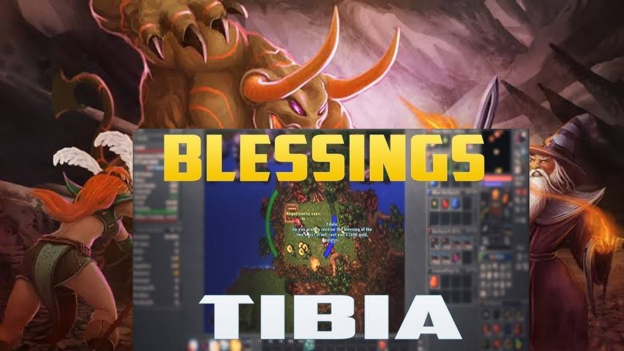 Tutorial Tibia - Fazendo as Blessing Do NPC Henricus