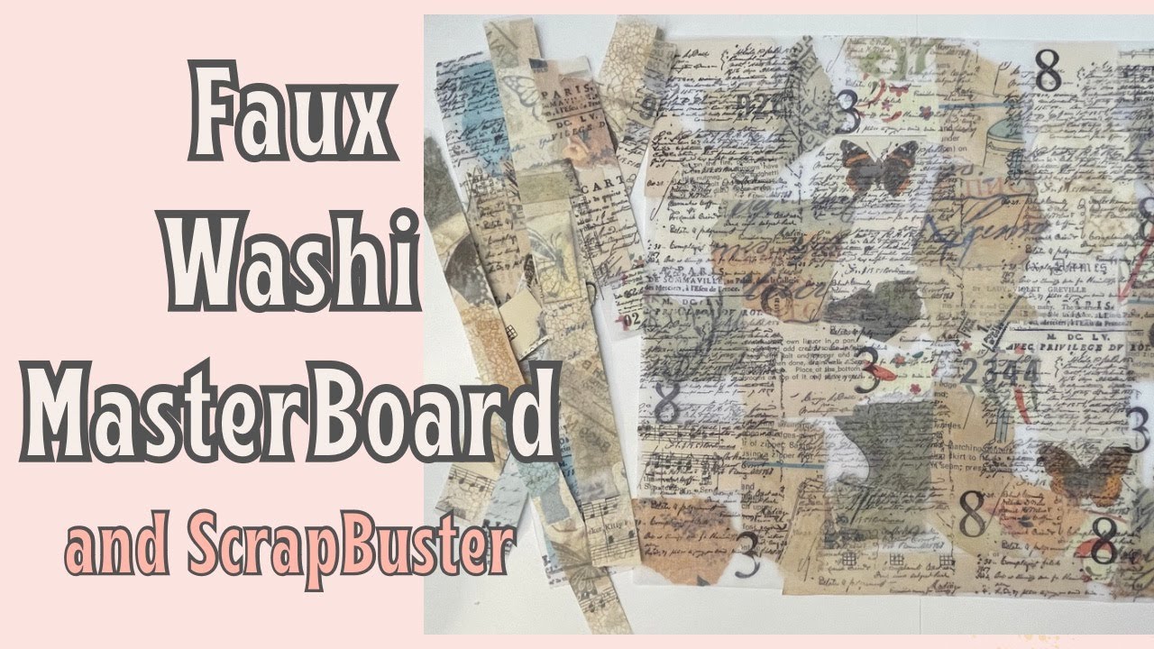 Искусственная клейкая лента васи для ненужных журналов своими руками | MasterBoard to Washi Strips!