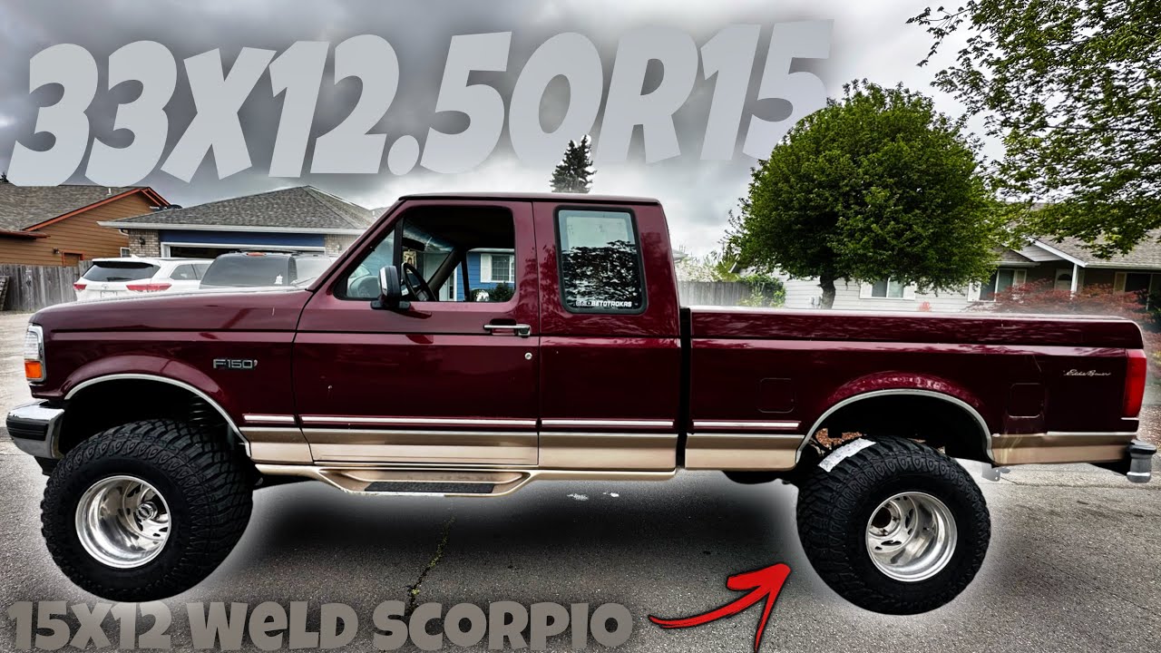MUY ANCHOS‼️ Rines 15x12 Weld Scorpio | Llantas 33x12.50R15 Atlas Paralleler | Foringas Beto Trokas