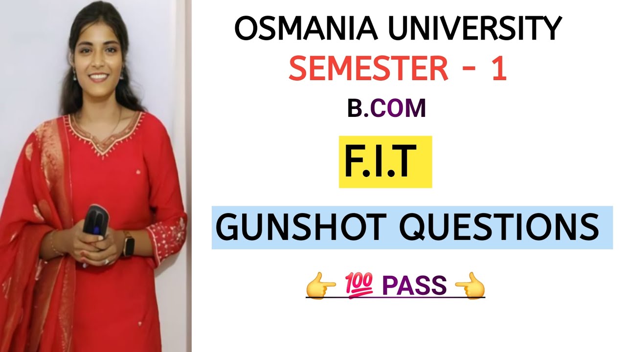 F.I.T || IMPORTANT QUESTIONS || FUNDAMENTALS OF INFORMATION TECHNOLOGY || 💯 PASS@shivanipallela