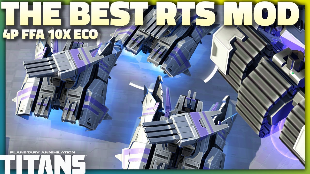 The funniest match I've ever played  - 4 Player FFA Multiplayer - Planetary Annihilation: Titans