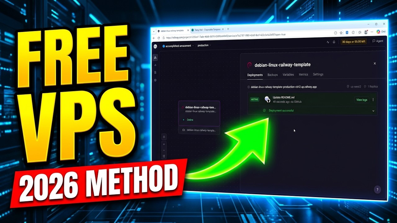 Free VPS Setup 2026 | 24/7 working