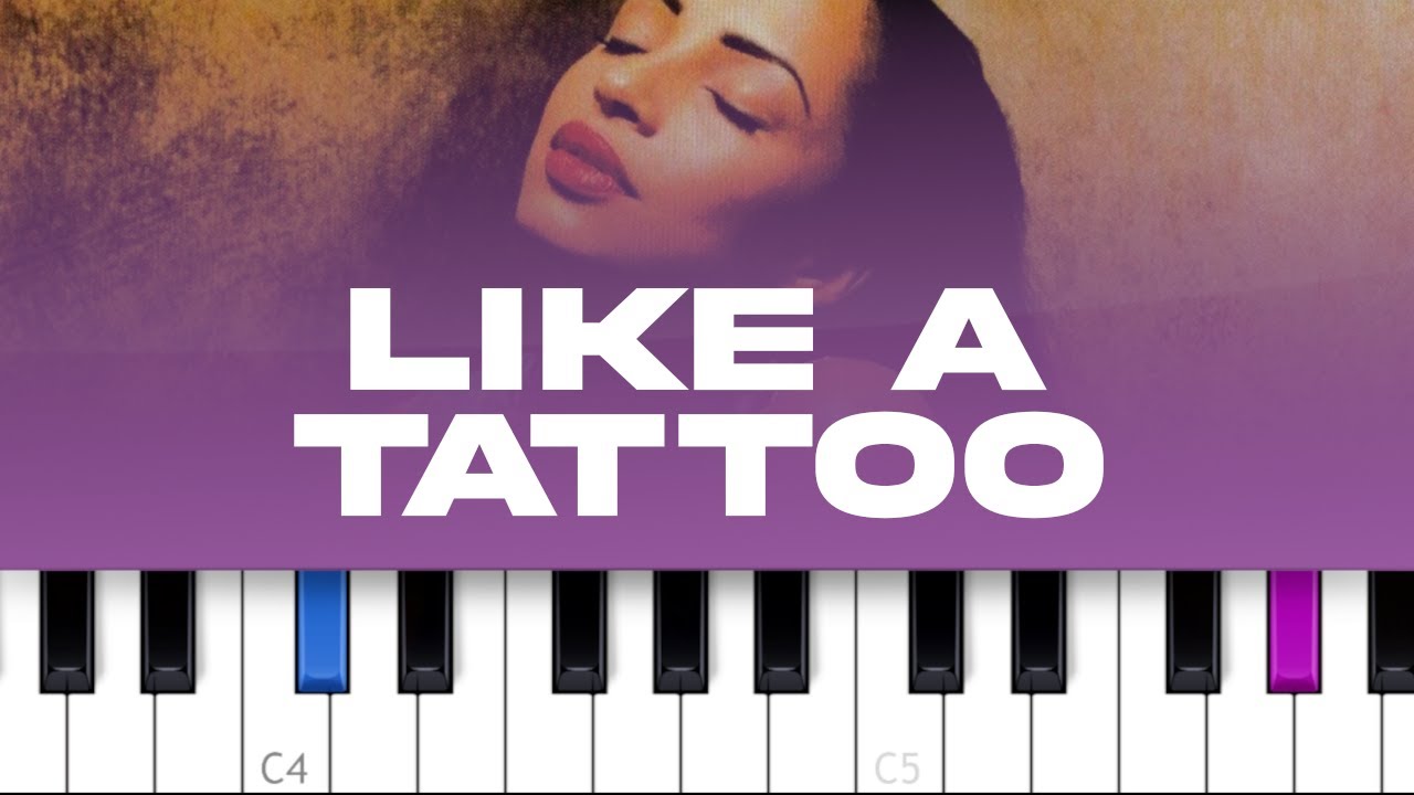 Sade - Like a Tattoo (piano tutorial)