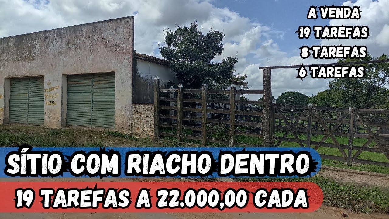 SÍTIO COM SALÃO A VENDA EM SÃO SEBASTIÃO ALAGOAS 03 TERRENOS 33 TAREFAS A 22 MIL A TAREFA #nordeste