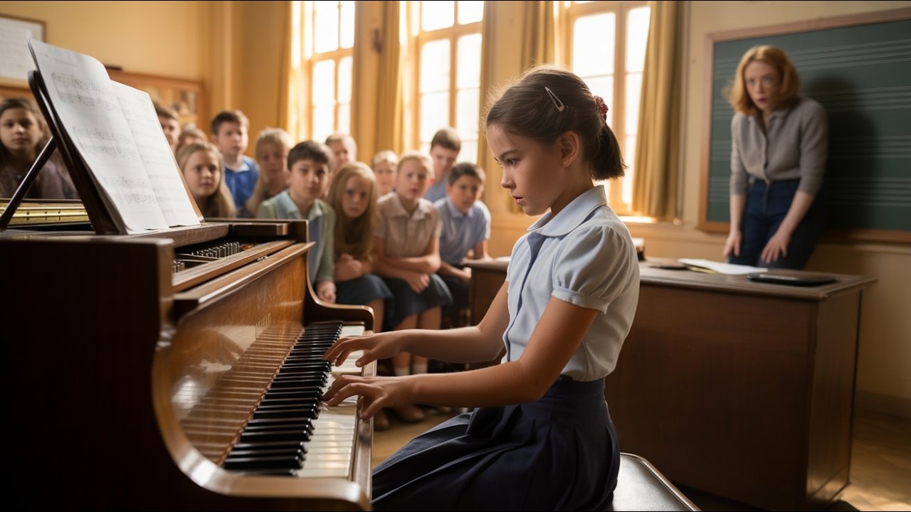 A Teacher Tried to Embarrass Her — Then Her Piano Talent Shocked the Class