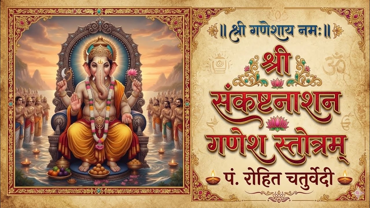श्री संकष्टनाशन गणेश स्तोत्रम् Shri Sankasht Nashan Ganesh Stotram / Pt. Rohit Chaturvedi 9473870115