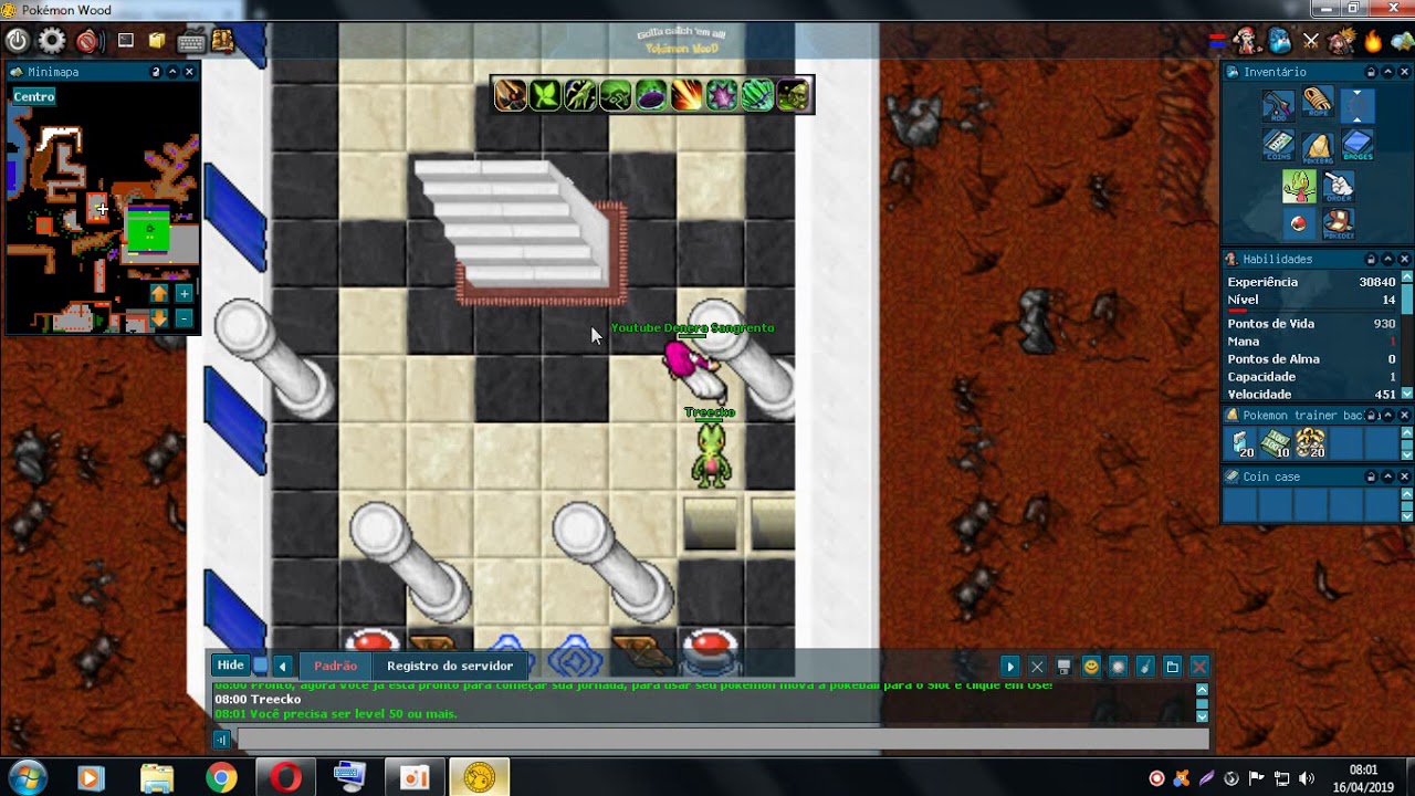 Novo Poketibia 2019  Pok&eacute;mon wood  24 Horas Online  Base  Shinys