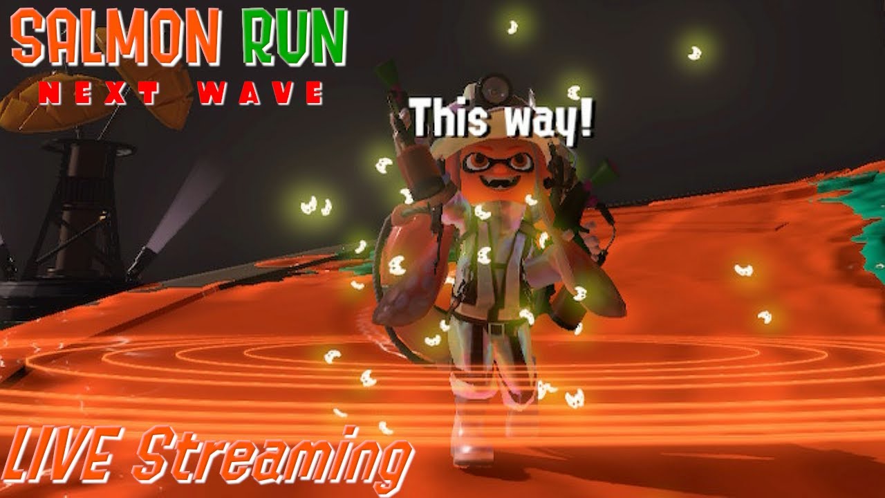 LIVE STREAM - Salmon Run (Random Weapons! Splatfest Team Selection)