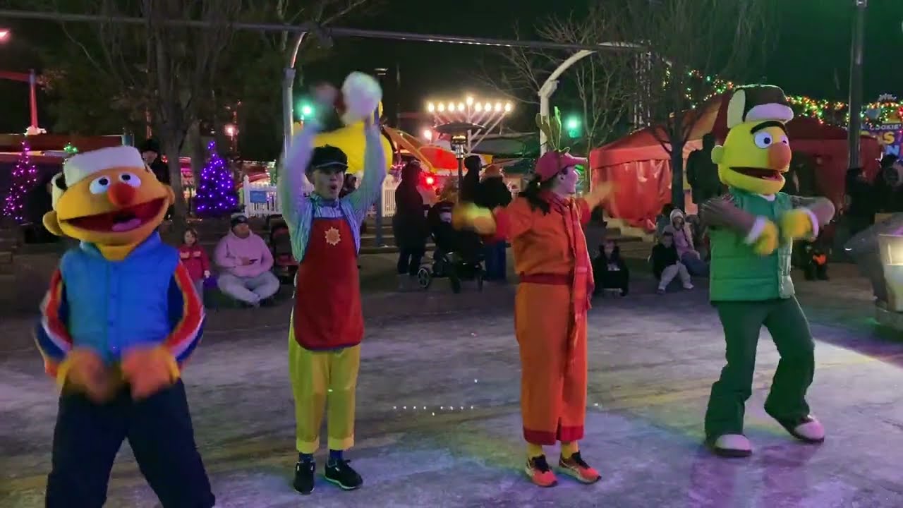 Рождественский парад «Улицы Сезам» 3 января 2026 года, Sesame Place, Пенсильвания #sesameplace #s...