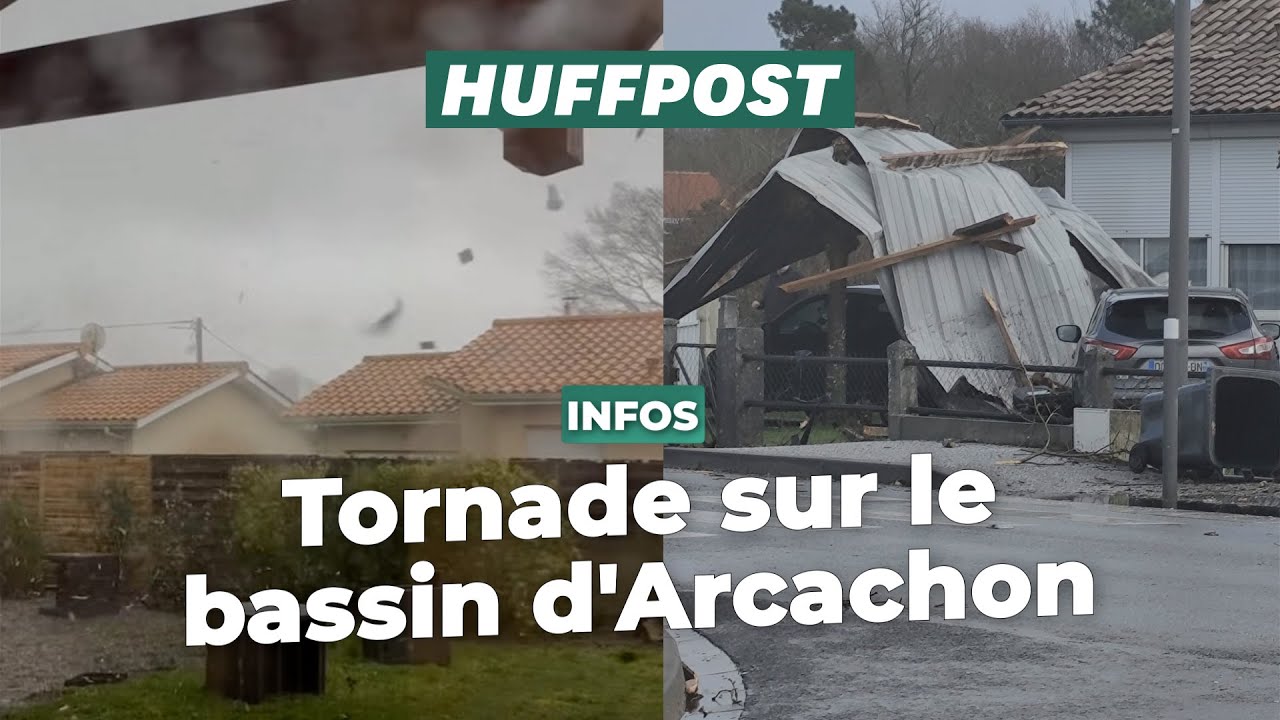 Mini-tornade sur le bassin d’Arcachon, près de 300 habitations endommagées