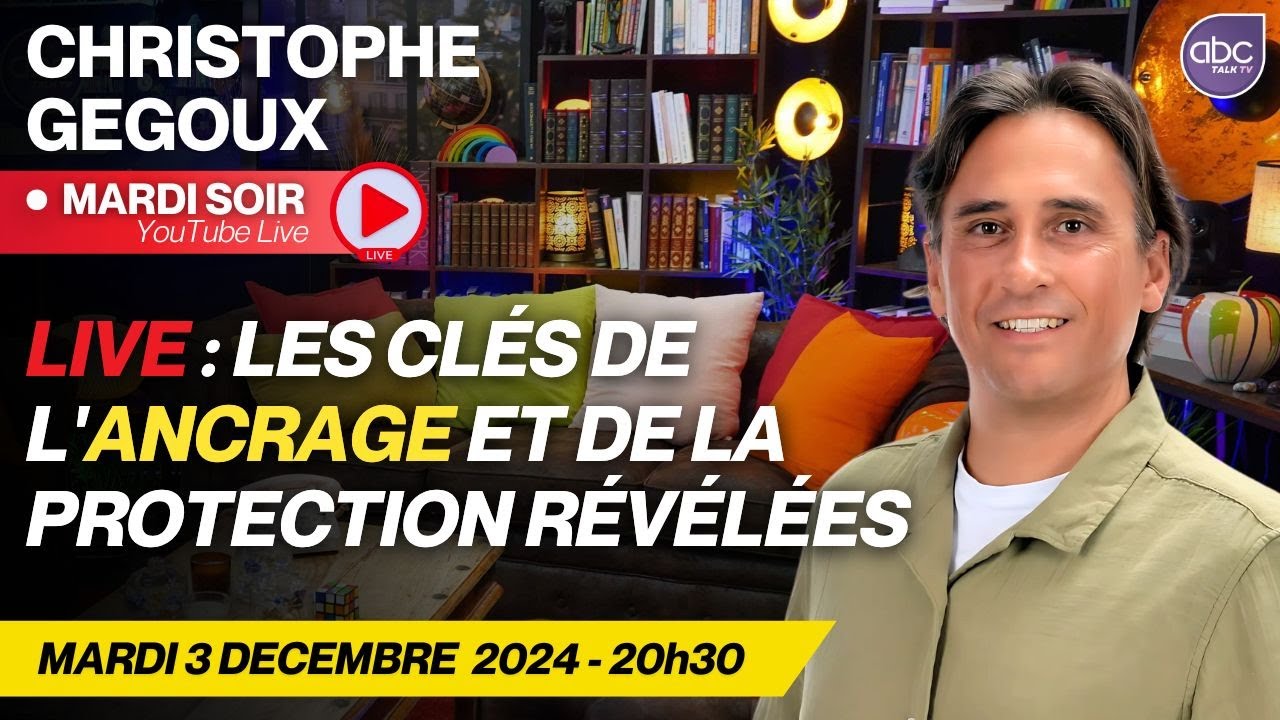 REPLAY LIVE 25 - Développez votre connexion à soi et votre ANCRAGE avec Christophe GEGOUX