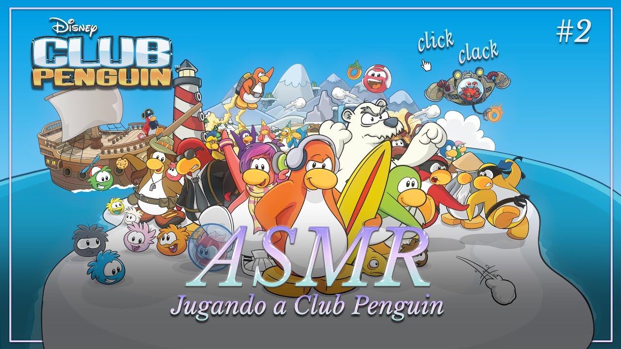 ASMR ✧ ¿Jugamos a Club Penguin? 🐧🎮 |  Club Penguin #2 [Binaural]