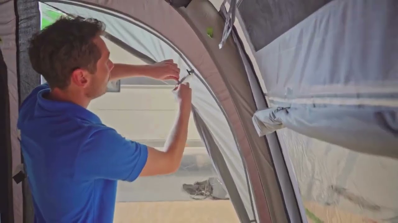 Obelink Palma Easy Air auvent pour caravane et camping-car | Vidéo produit | Obelink