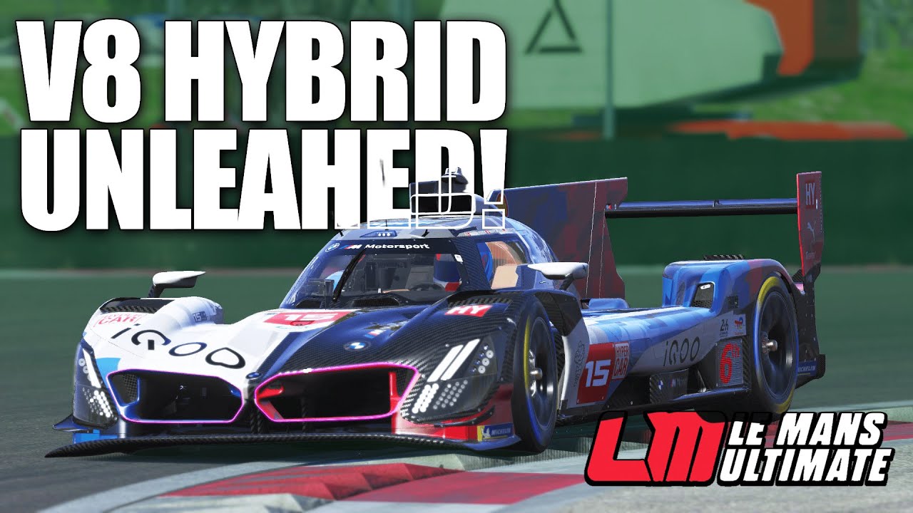 Демонстрация возможностей гибридного двигателя BMW V8 на трассе Поль Рикар | Le Mans Ultimate