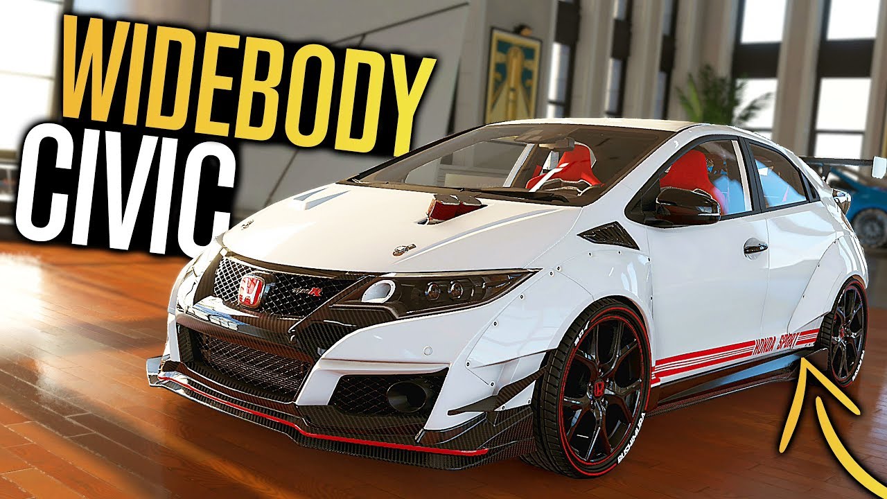 The Crew 2 - WIDEBODY Honda Civic Type R Customization! (+ Megane R.S)